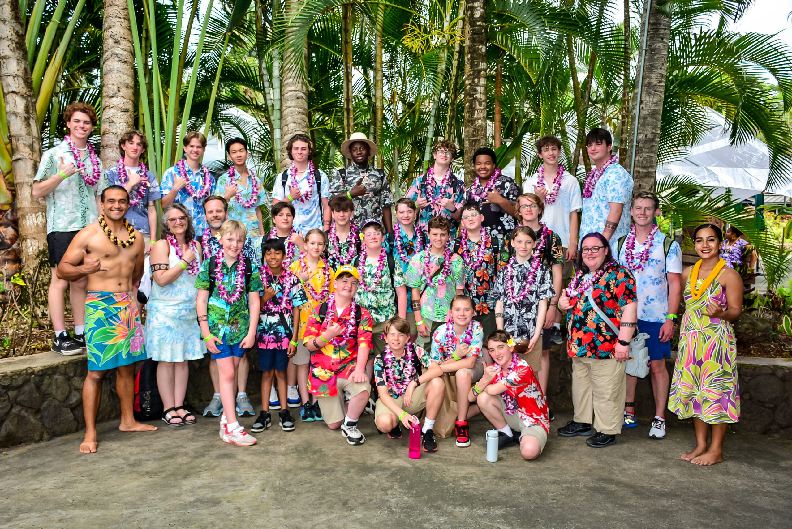 Texas Boys Choir 2025 Hawaiian Tour Group Photo