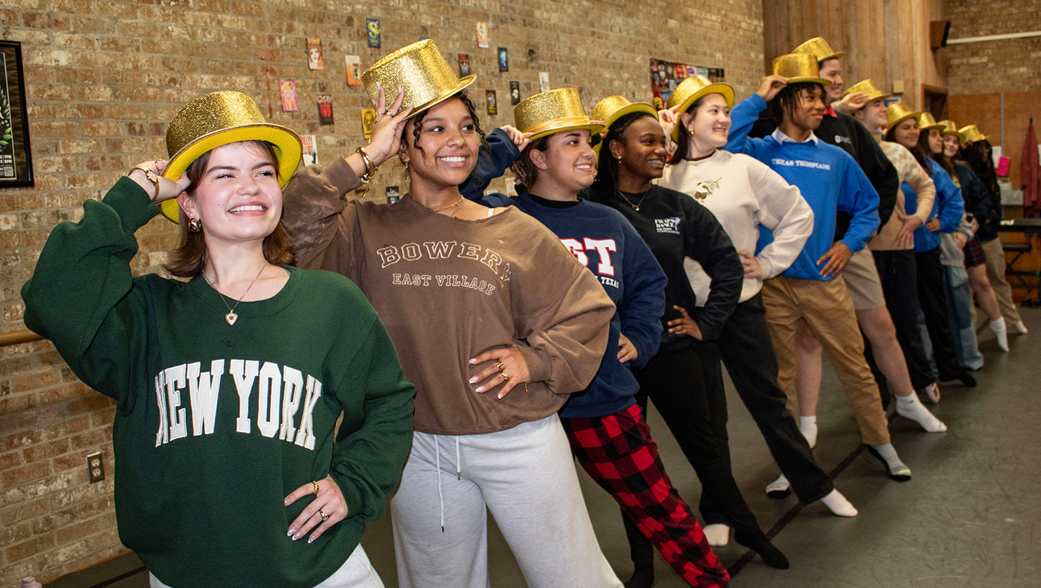 Young performers in rehearsing at TCA+A's Fine Arts in Fort Worth